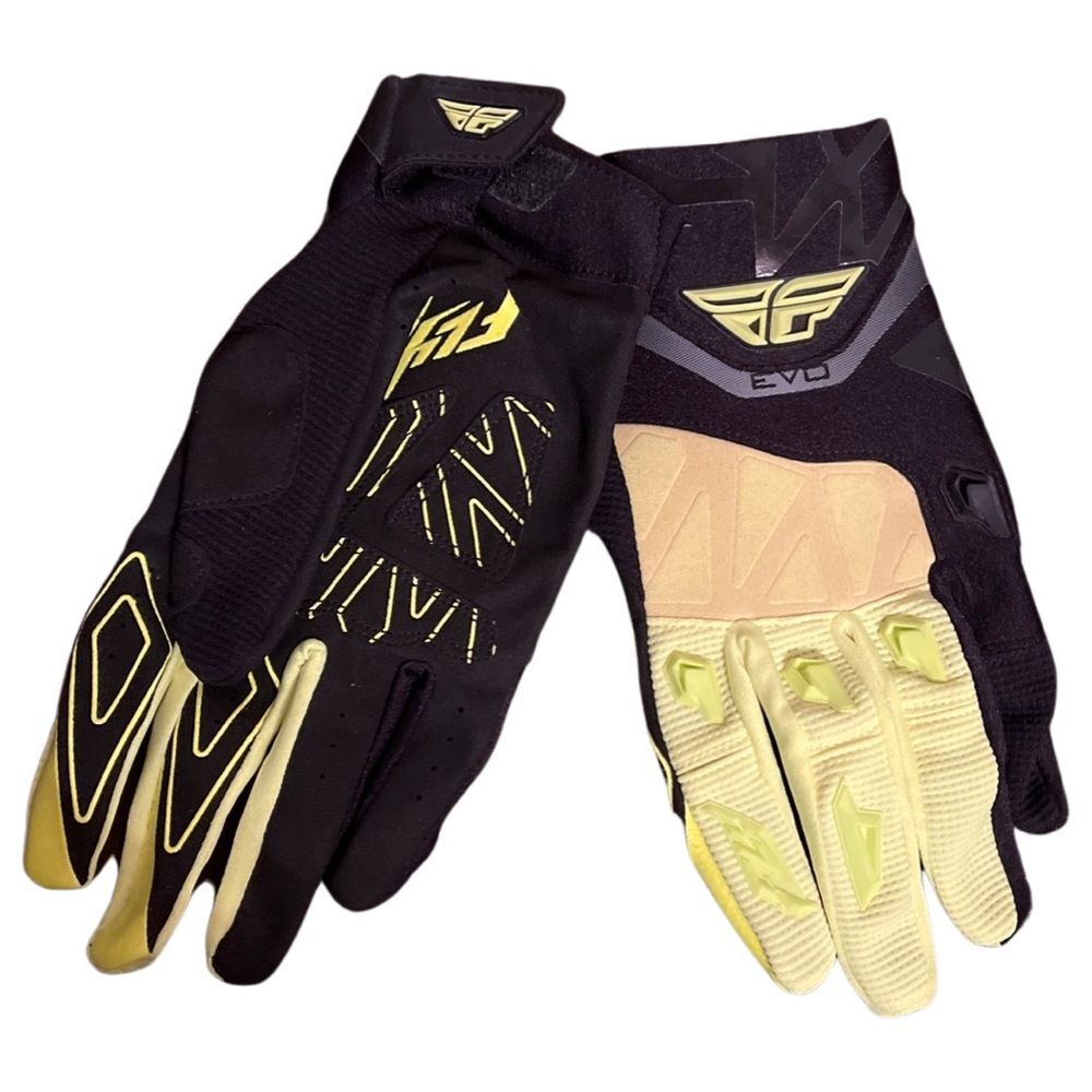 Fly Racing Evo Evolution Moto Dirt Bike Gloves Men’s size 11/XL black neon